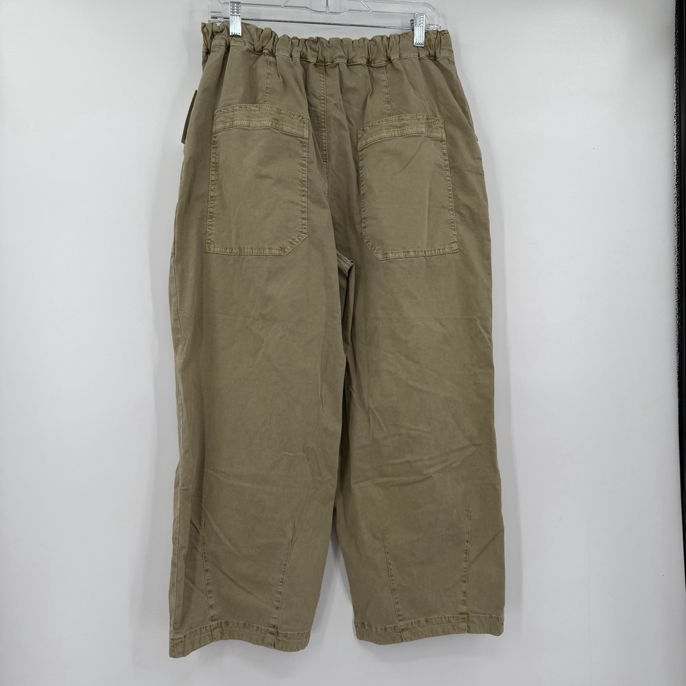 Anthropologie Wide Leg Utility Pants - Olive - Picture 2 of 4